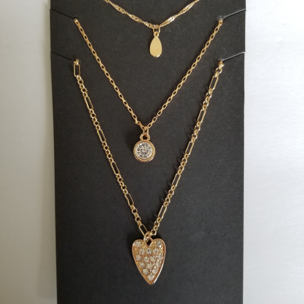 Area Stars Heart Necklace